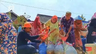 Kekeringan Meluas, BPBD Tuban Kirim 85.000 Liter Air Tiap Hari