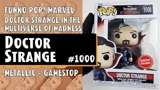 Funko Pop Doctor Strange (Metallic) - 1000 - GameStop // Just One Pop Showcase