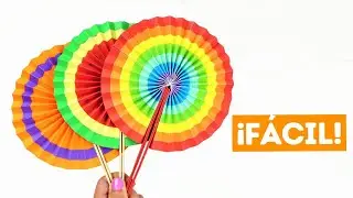 Cómo hacer un abanico de papel fácil y bonito