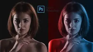 Simple Way To Apply a DUAL LIGHTING Effect in Photoshop