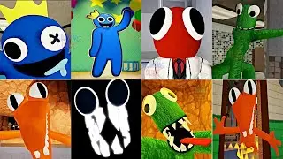 Rainbow Friends - New Update All New Jumpscares Episode + New Red Scientist Character Part HD