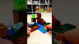 LEGO Minecraft 2023 - The Swamp Adventure | артикул 21240 | ЛЕГО Майнкрафт обзор за 60 секунд