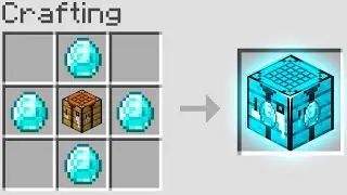 Minecraft But There Is Diamond Crafting Table