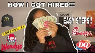 HOW TO GET a job as a teen + interviewing tips! GET HIRED ON THE SPOT