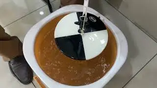 How to use secchi disc with thread cord measuring tape weight set for pond-lake uses by abron Eng
