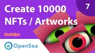 Create 10000 generative NFTs / Artworks with code part 7