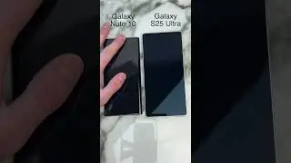 Galaxy S25 Ultra vs Galaxy Note 10 BRIGHTNESS Test – The Difference is INSANE! 🤯🔥 