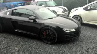 Audi R8 v8 Armytrix cold start at evolux mty