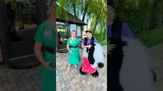 Is it stress or joy for children? Emotions after a birthday greeting from a panda in red... 