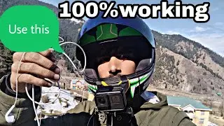 How to motovlog without GoPro mic adapter.New trick 100% working👍