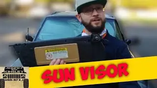 How-to customize Jeep Cherokee XJ sun visors | Reupholster Sun visors
