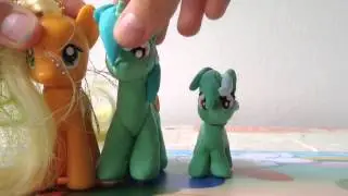 Мои пони из пластилина