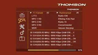 Thomson THC300 - Eerste setup en auto scan