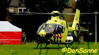 TRAUMAHELIKOPTER LANDT OM TRAGISCH INCIDENT VAN PERSOON TE WATER