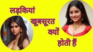 लड़कियां खूबसूरत क्यों होती हैं।। लड़कियां, लडको से ज्यादा खूबसूरत क्यों होती हैं