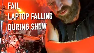 FAIL Laptop Falling During Live Show