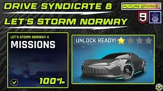 Asphalt 9 | Drive Syndicate 8 - Let's Storm Norway 1-4 | 100%