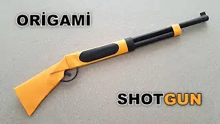 DIY - HOW TO MAKE A RIFLE FROM A4 PAPER - ( ORIGAMI )