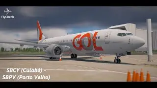[X-Plane 11] Boeing 737 MAX | Gol | Cuiabá [SBCY] - Porto Velho [SBPV] | IVAO ON | FlyCheck