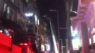 Fire burning at Osmanbey