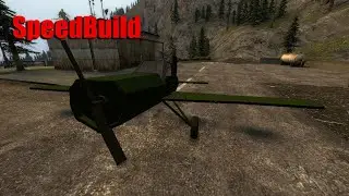 Garry's mod[SpeedBuild] Деревянный самолет на fin.