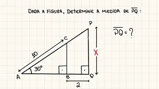 RELAÇÕES MÉTRICAS NO TRIÂNGULO RETÂNGULO | PROBLEMA DE MATEMÁTICA DE GEOMETRIA