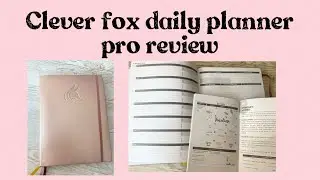 Clever fox daily planner pro review || AD ||