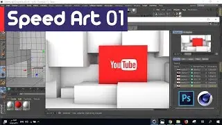 Speed Art  Boxes youtube - Tutorial CINEMA 4D