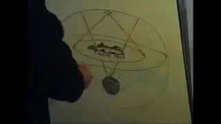 Masonic earth model. Black sun.