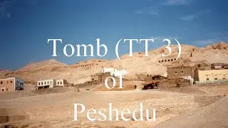 Tomb (TT 3) of Peshedu, West Bank, Waset, Thebes, Luxor, Egypt, North Africa