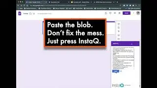 InstaQ: A Google Form Add-On For One-Click Form Creation