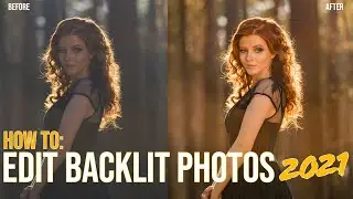 How to EDIT BACKLIT PHOTOS | Lightroom Tutorial 2021