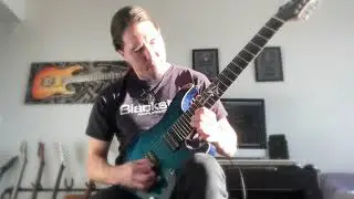 Crazy guitar solo over a Megadeth backing