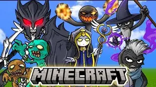 Stick War Legacy in Minecraft | Pixelart | MARROWKAI, THERA, SPEAROS, ARCHIS, MAGIKILL, MERIC.