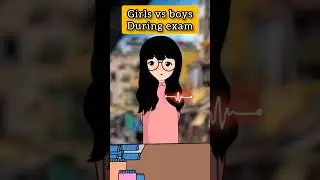 girls vs boys during exam 🎭🔥😁#motivation #instagram #treandingshort