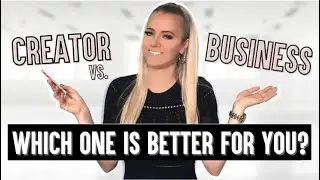 CREATOR VS. BUSINESS ACCOUNT 2020 [features + differences]
