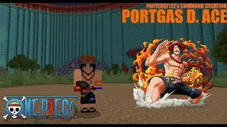 One Piece Creation Showcase MCPE/MCBE-Portgas D. Ace/Mera Mera No Mi
