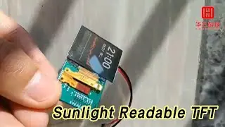 Transflective Sunlight Readable TFT LCD Display 1.28 Inch 24 Pins RGB