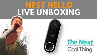 Live - Unboxing #Nest-hello Nest Doorbell The Video Doorbell. The Nest Hello is a nice addition.