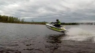 Гидроцикл рвет с места / БРП 300 сил / BRP 300 RXT Seadoo
