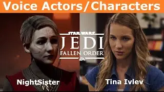 Voice Actors/Characters - Star Wars Jedi: Fallen Order