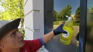 How to wash windows.