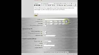 Video - Moodle - Create Assignments, online text and uploading a single file