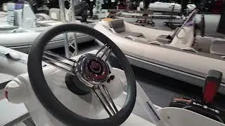 GALA inflatable boat Atlantis A330Q-AQUAHELM at the Toronto International Boat Show 2024.