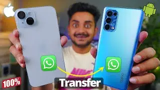 How To Transfer WhatsApp chats from Android to iPhone 15 in 2024!! NO PC!! Safe & Fast!!
