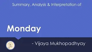 Monday by Vijaya Mukhopadhyay | Bengali Literature | Translation | in Tamil