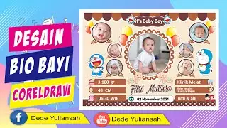 Cara Membuat Desain Biodata bayi dengan coreldraw x7