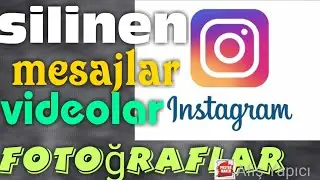 İnstagram silinen fotoğraflar,mesajlar,videoları geri getirme