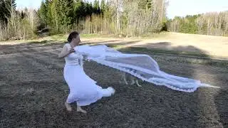 Leikkiä tuulen ja koirien kanssa