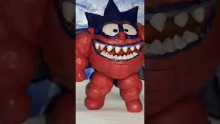 Ёжик-мутант из пластилина
